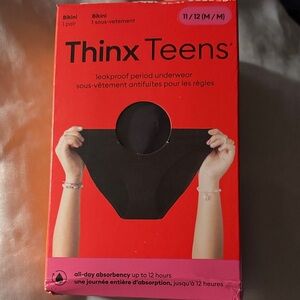 Thinx Teens Leakproof Underwear in Black